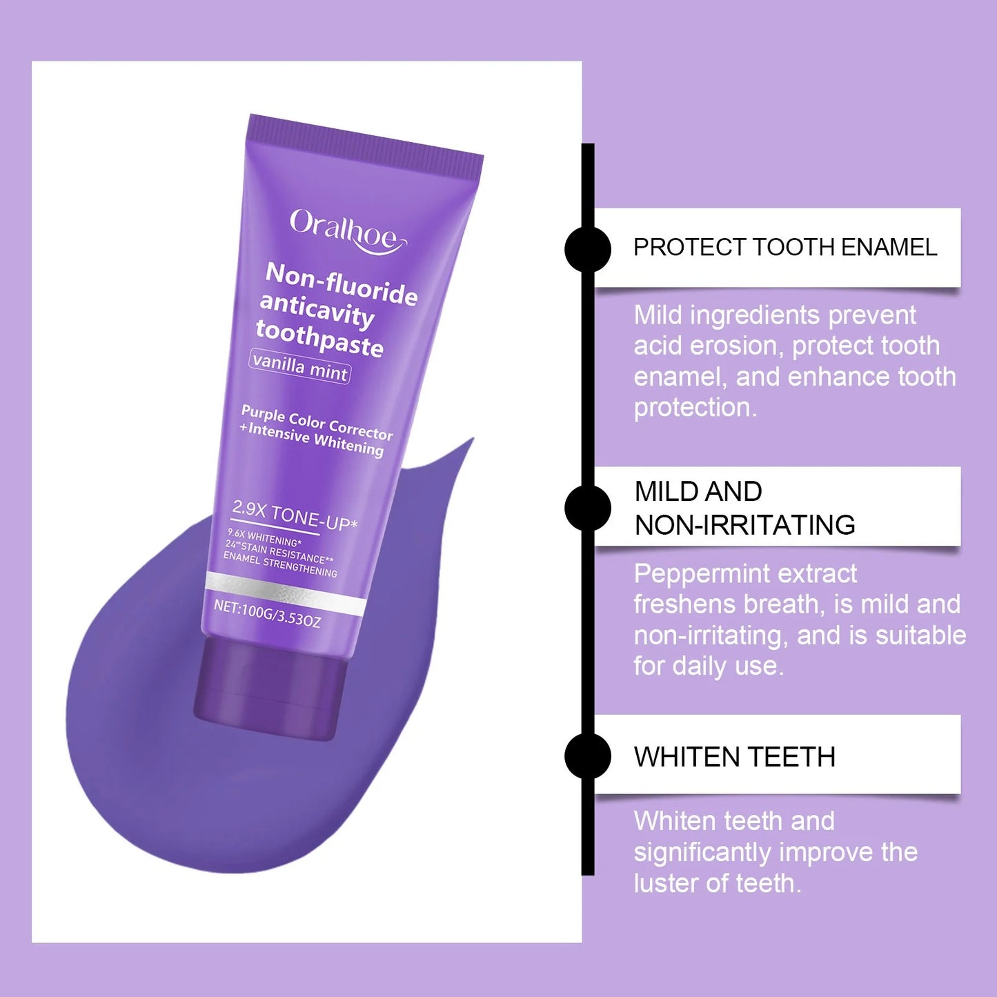 "Purple Mineral Whitening Powder