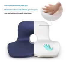 L-Shaped Integrated Office Chair Seat Cushion Memory Foam Seat Cushion