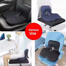 L-Shaped Integrated Office Chair Seat Cushion Memory Foam Seat Cushion