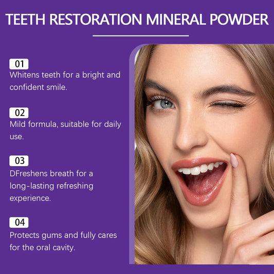 "Purple Mineral Whitening Powder