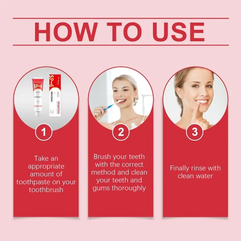 Hydroxyapatite probiotic toothpaste